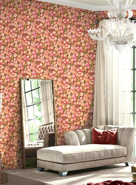 意大利进口墙纸简约玫瑰花背景墙壁纸BM27030 BM27031 BM27032 29