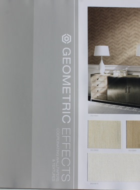 美国进口无纺布几何美学客厅卧墙纸DG10900 DG10902 10903 10904