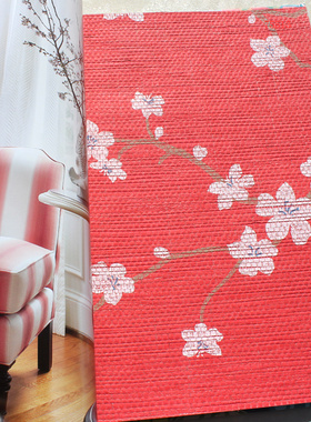 美国进口现代风格中国风干树花壁纸T75513 75514 75515 75516