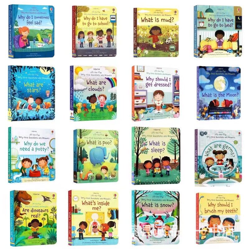 Usborne 英文幼儿问与答 Lift the flap 儿童科普启蒙认知