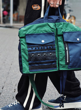 theMADHATcher 「解构」头盔包流苏串珠手提斜挎包CORDURA两用