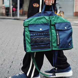 theMADHATcher 「解构」头盔包流苏串珠手提斜挎包CORDURA两用