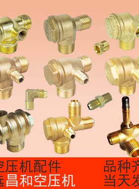 单向阀气泵铜阀无油空压机奥突斯
