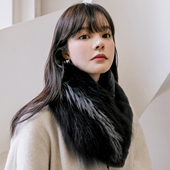 毛领子真毛兔毛皮草毛毛围巾狐狸毛气质獭兔毛围脖女士冬季 通用