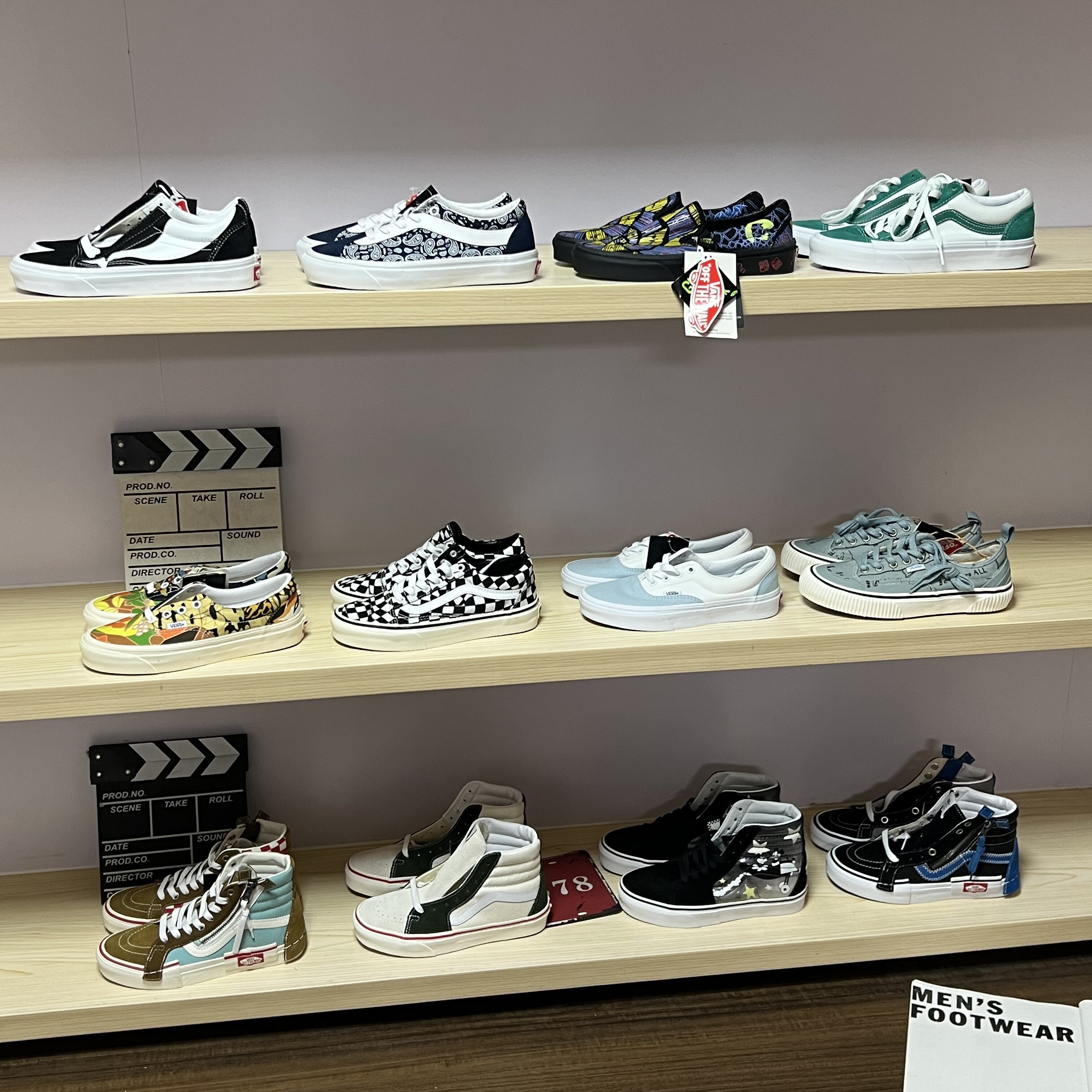 [断码清仓35码1]vans解构高邦低帮帆布运动休闲板鞋vn0a3wm1602