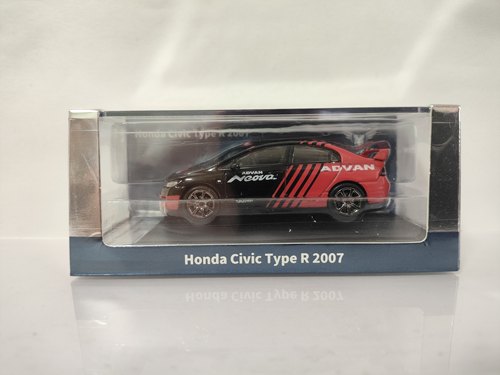 DCT合金1:64仿真跑车本田思域FD2模型Type R合金车模型奔驰E55GTR