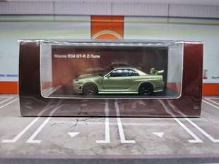 MH MOTORHELIX 1:64 尼桑NISSAN R34 GTR Z TUNE 仿真合金车模
