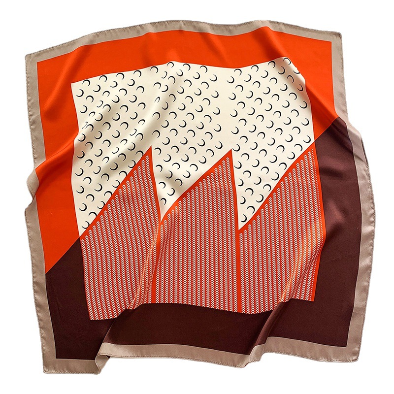 真丝复古大牌风时尚65中方巾女装饰丝巾桑蚕丝领巾送礼围巾发带