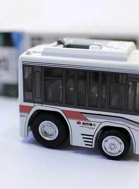外贸 TOMY CHORO Q 多美卡Q版玩具车 电力巴士电车塑料回力车