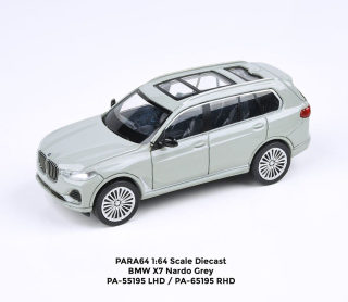 PARA64合金车1/64 宝*马X7 SUV 汽车仿真模型收藏摆件