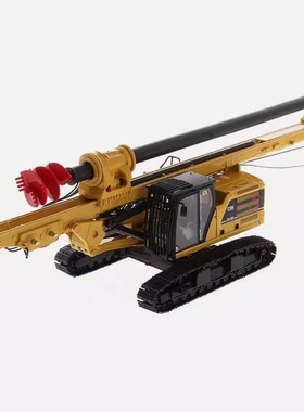 DM工程车卡特330地盘1 50钻机CZM EK160打桩旋挖机模型 41002