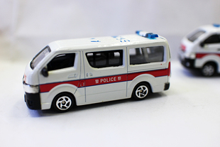 Tiny 02微影玩具HIACE Police 丰*田海狮香港警车模型合金 AM6520