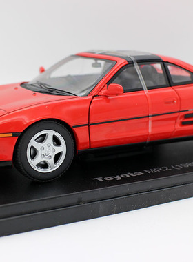 1/24合金车丰*田MR2 1989 跑车模型精品仿真汽车摆件收藏