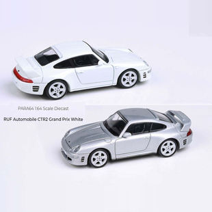 PARA64 合金车 1 64 RUF CTR2 保s时捷跑车如虎黄鸟汽车模型摆件