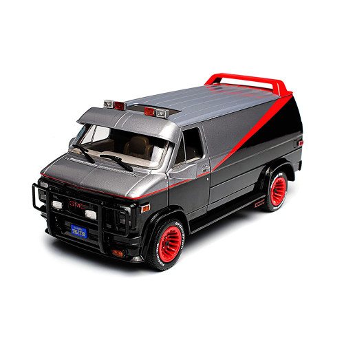 1/24 The A Team 1983 Van天l龙特工队GMC大面包模型摆件合金
