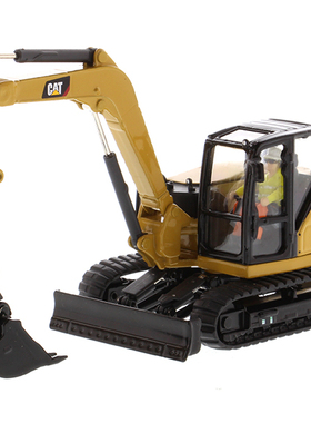 DM工程车1/50 CAT 309 Mini 卡特迷你型挖掘机模型可换钻头85592