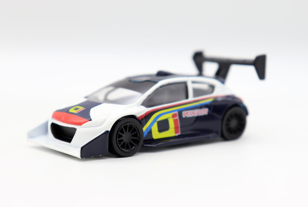 外贸1/64合金车标致208赛车模型