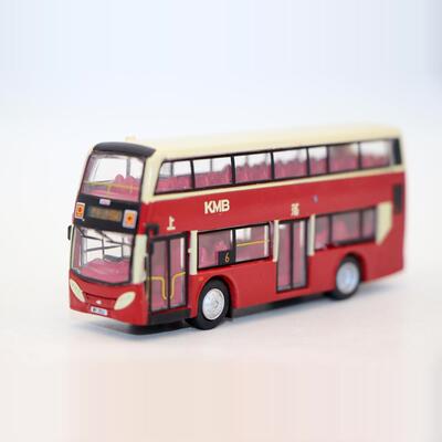 Tiny 19 微影玩具KMB Enviro 400香港九龙双层巴士公交车模型摆件