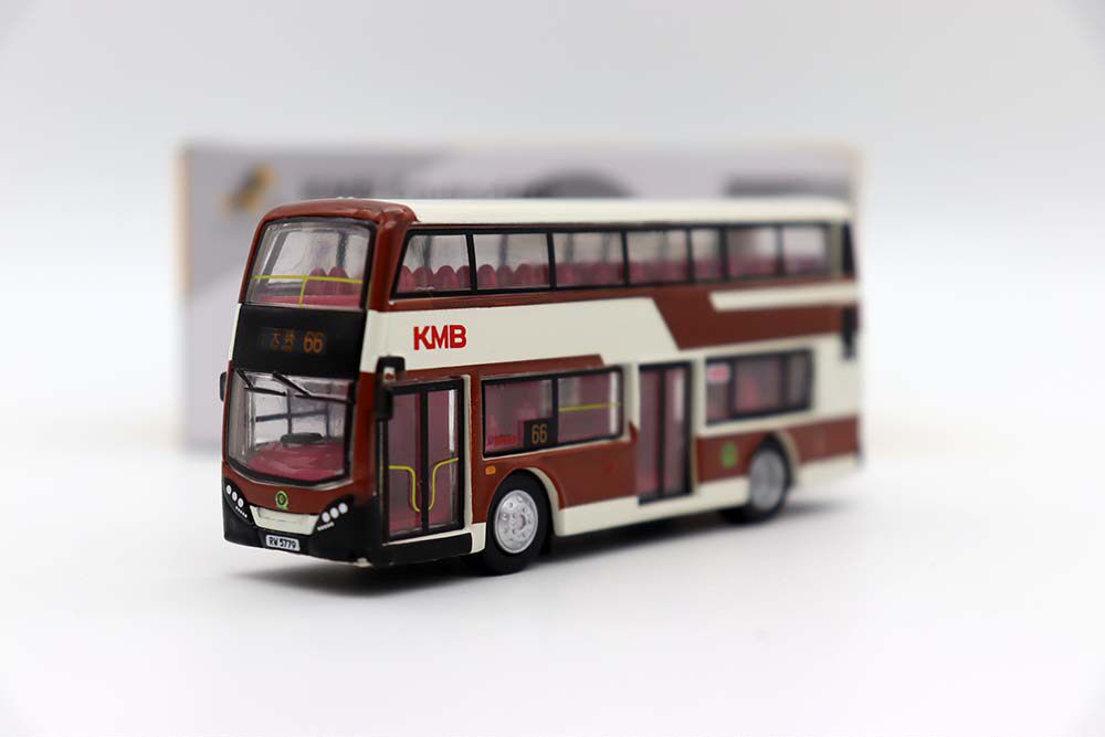 tiny 35 微影玩具kmb香港九龙双层巴士公交车合金仿真车模型摆件