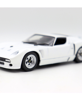 1 43兰博*基尼Miura SV J Roads 跑车模型合金仿真玩具车摆件