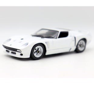 1 43兰博*基尼Miura SV J Roads 跑车模型合金仿真玩具车摆件