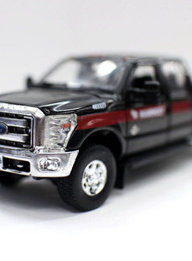 外贸1 50合金车福特F250皮卡运输车仿真模型MAMMOET涂装收藏摆件