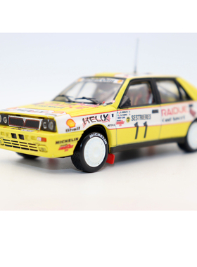 VITESSE威姿1 43合金车Lancia Delta 蓝旗亚拉力赛车模型精品摆件