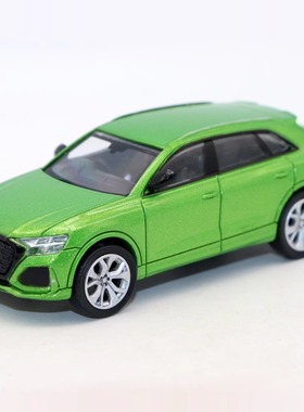 PARA 1/64合金车 Audii RS奥迪Q8豪华轿跑车SUV汽车模型玩具摆件