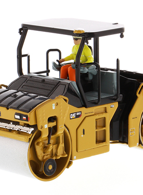 DM卡特1/50 CAT CB-13压路机路面压实机合金工程车模型 85594