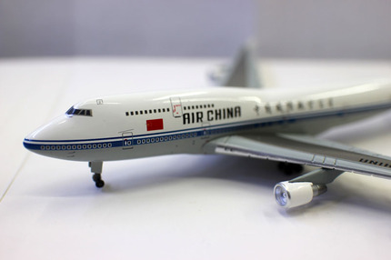 外贸1/400飞机模型747-400F B-2472中国航空客机合金仿真航模摆件