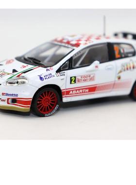 IXO合金车1 43 Fiat Punto S2000 2009 菲亚特拉力赛车模型摆件