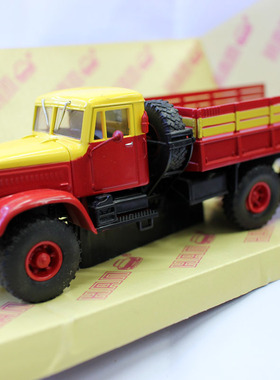 外贸1 43合金车KrAZ 214B克拉斯重卡越野运输车模型经典怀旧摆件