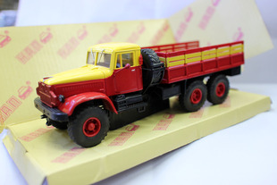 怀旧摆件 214B克拉斯重卡越野运输车模型经典 外贸1 43合金车KrAZ