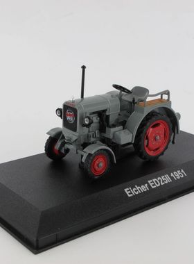 1 43合金 Eicher ED25 1951 法国艾彻老式拖拉机农用车模型