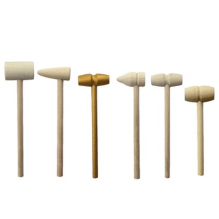 实木儿童敲蛋糕打金蛋木榔头小木锤子木头锤子厨房榔头玩具小木槌