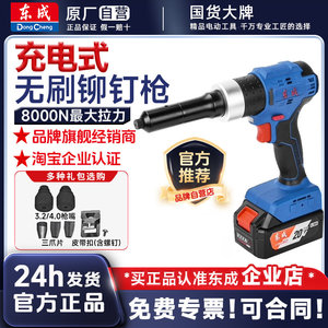 东成无刷电动铆钉枪DCPM2050 锂电池充电全自动拉铆枪压铆钉工具