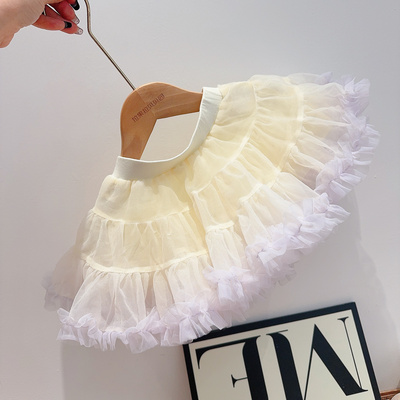 婴儿小裙子夏装半身裙宝宝公主网纱兔兔tutu裙2026夏季洋气蛋糕裙