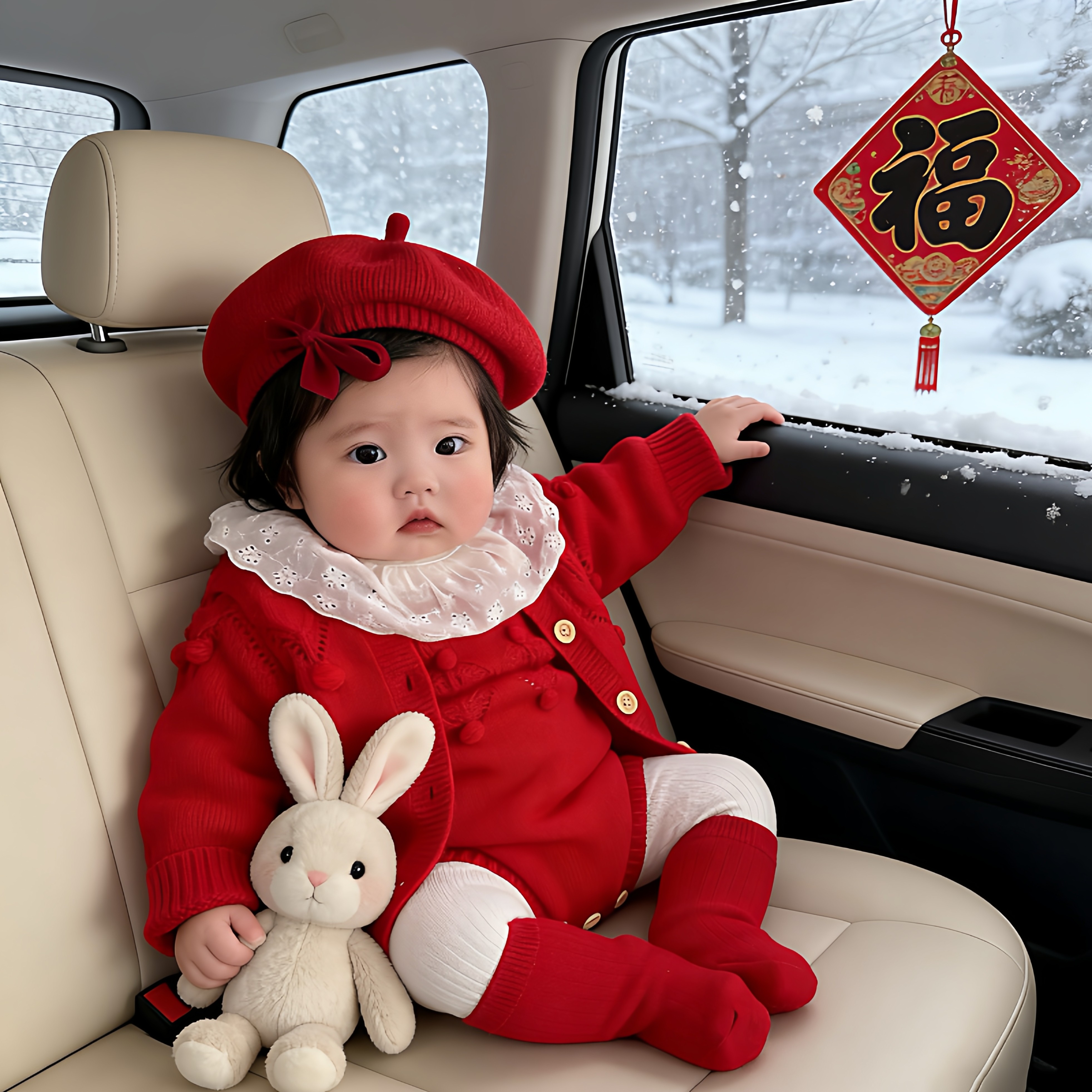 拉果婴儿圣诞毛衣套装宝宝百日宴周岁礼服拜年服红色毛球棉线外套,童装/婴儿装/亲子装,毛衣/针织衫,淘宝优惠券,粉丝福利购,淘宝优惠卷