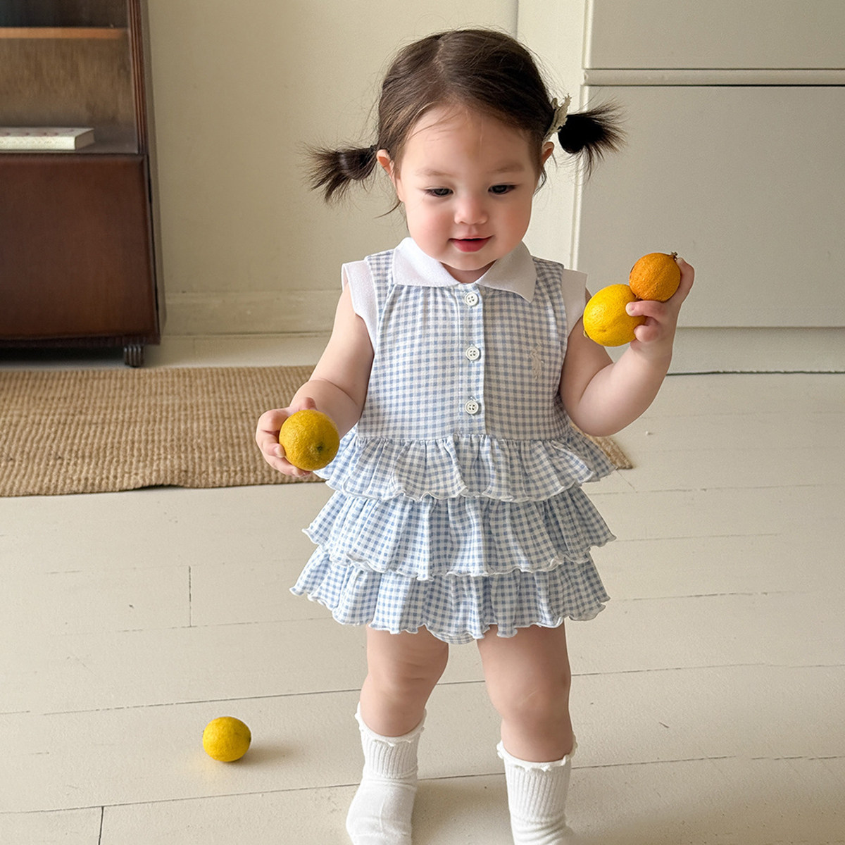 婴儿2025夏季薄款公主格子哈衣包屁裙女宝宝夏天小月龄多巴胺穿搭,童装/婴儿装/亲子装,连身衣/爬服/哈衣,淘宝优惠券,粉丝福利购,淘宝优惠卷