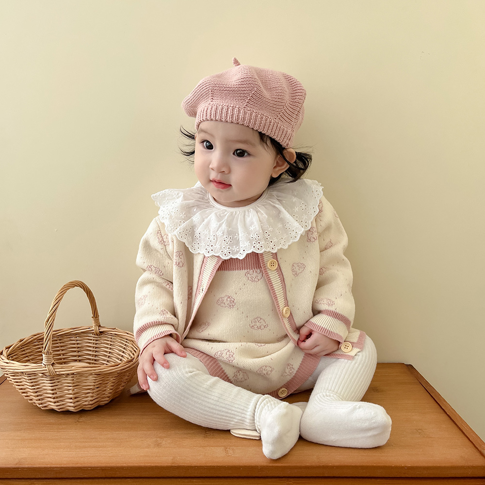 纯棉长袖哈衣公主外出服春秋