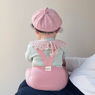 拉果拉婴儿举重裤裤袜小月龄宝宝大pp背带连裤袜婴幼儿多巴胺穿搭