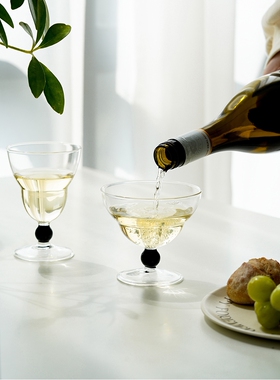 O.RoseLif 家用红酒杯小号创意酒杯矮脚红酒杯