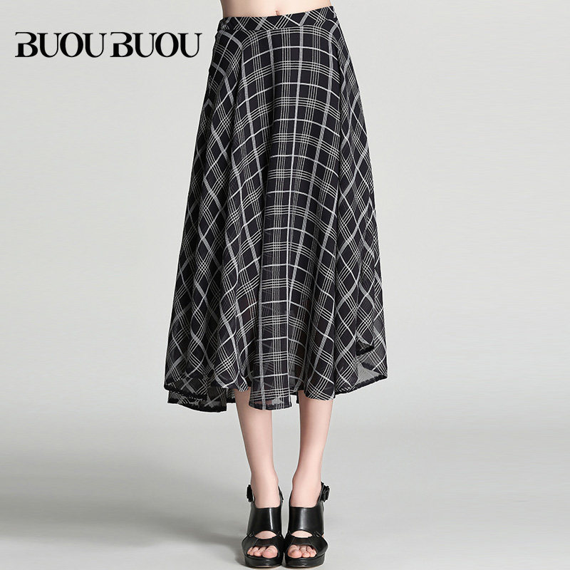 Buou Buou lattice Body longuette Bouffancy Show thin BC2B409~in the Women's clothing/Boutique , Skirts  category - from Buy2taobao.com to provide professional Taobao agent buy service
