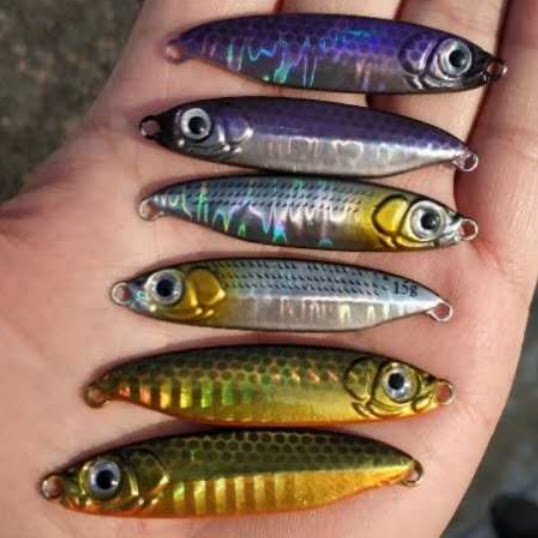 林刀铁板10克15克18克超远投路亚翘嘴海鲈鳡鱼实战饵