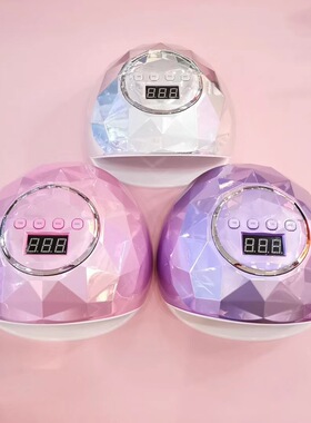 美甲工具快速烤干甲油胶光疗灯新款感应86WLED光疗机指甲烤灯机器