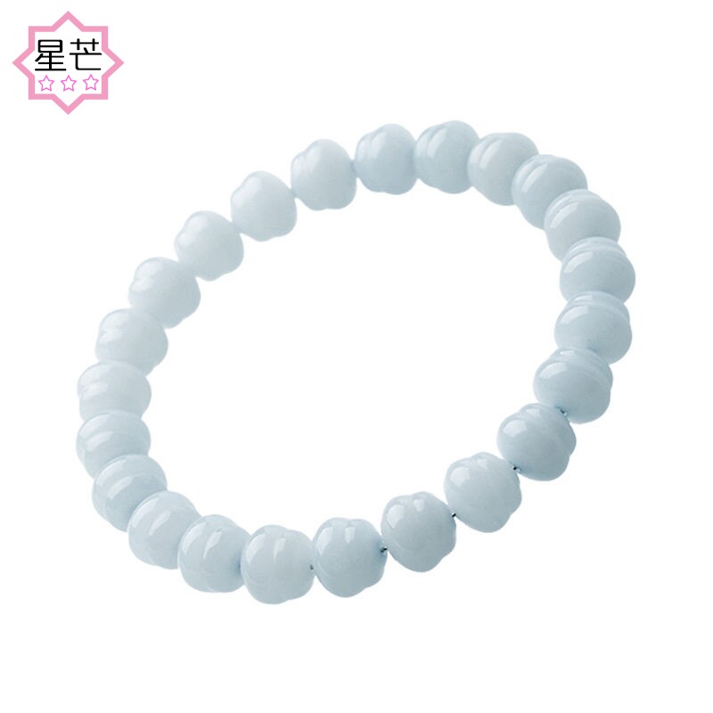 海之蓝小葫芦菩提根手串女生单圈盘玩菩提子文玩佛珠念珠手链时尚