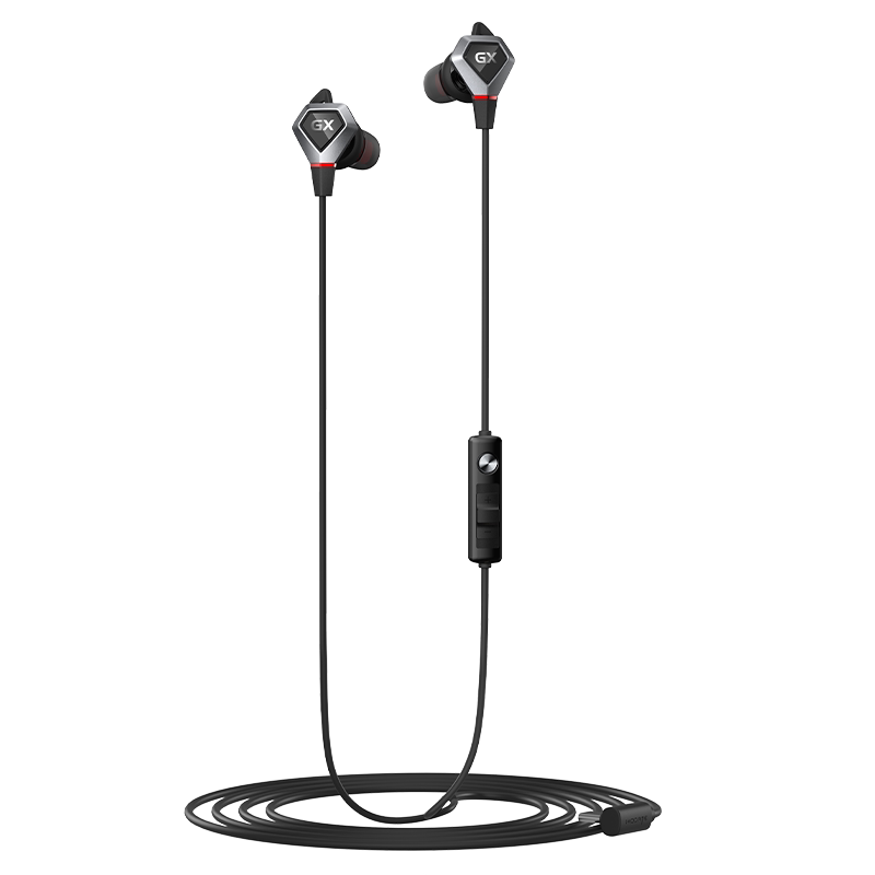 漫步者GX04 PLUS游戏有线耳机typec接口入耳式电竞吃鸡手游耳麦