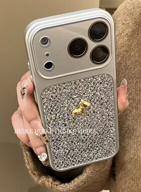 秒变17pro马年闪粉镜头膜适用苹果17手机壳iphone16/15/14premax