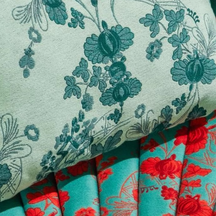 rubelli棉粘胶纤维沙发现代花朵