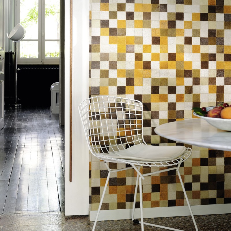 法国原装进口Elitis墙纸现代简约客厅 卧室方格质感壁纸 VP61901